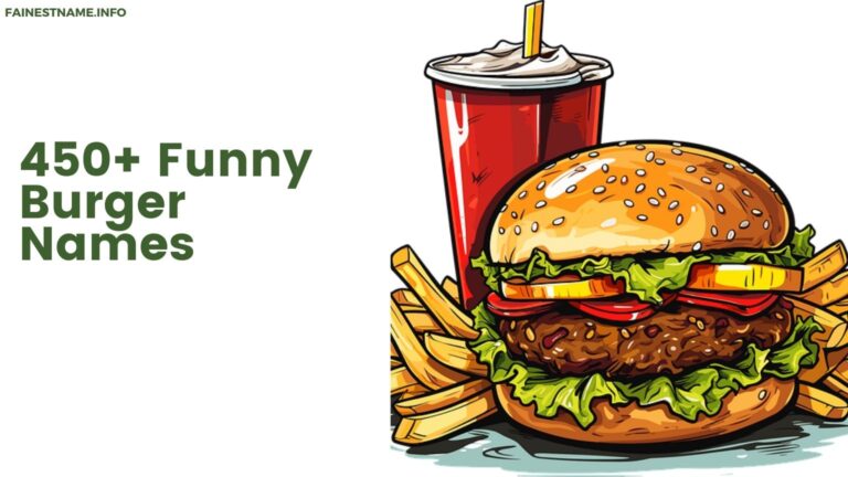 Funny Burger Names