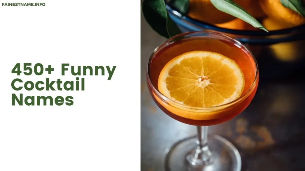 Funny Cocktail Names