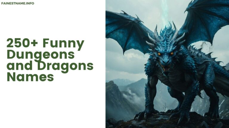 Funny Dungeons and Dragons Names