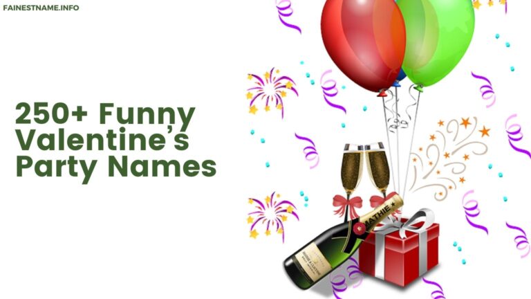 Funny Valentine’s Party Names