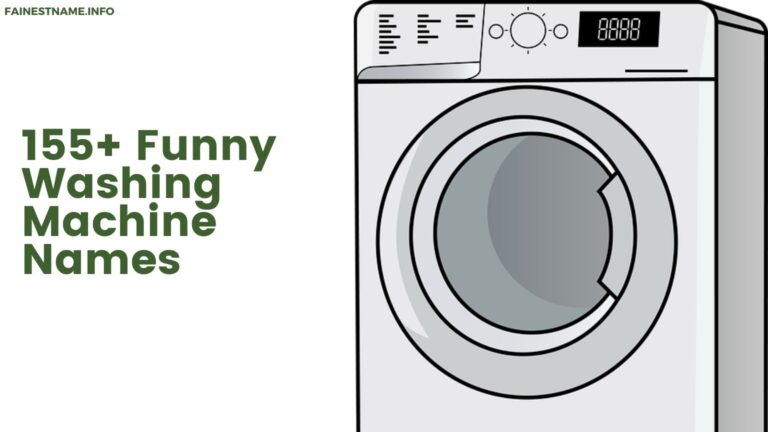 Funny Washing Machine Names