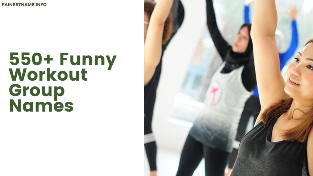 Funny Workout Group Names